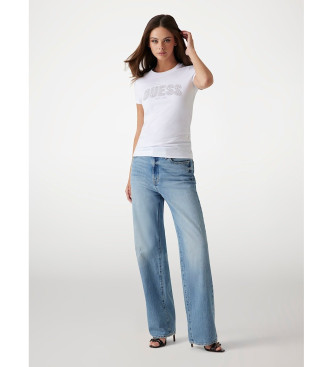 Guess T-shirt branca com logtipo