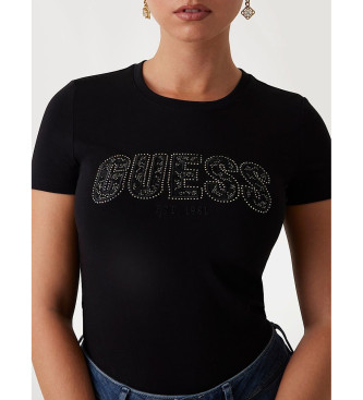 Guess T-shirt com logtipo preto