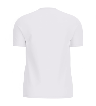 Guess Camiseta logotipo tringulo blanco