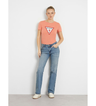 Guess Coral triangle logo T-shirt