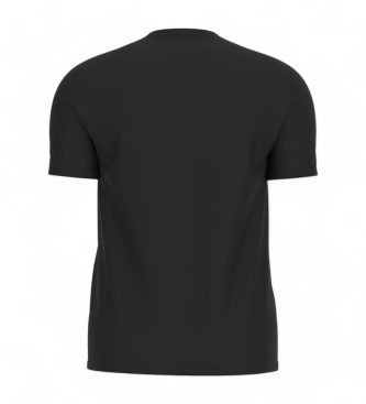 Guess Triangel-Logo-T-Shirt schwarz