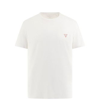 Guess T-shirt logotyp triangel liten vit