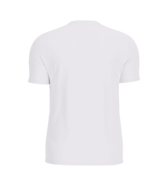 Guess T-shirt logotyp triangel liten vit