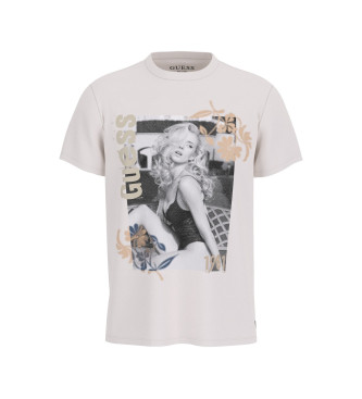 Guess Camiseta Movie blanco roto