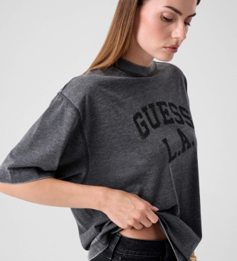 Guess Gray Burnout Oversize T-shirt