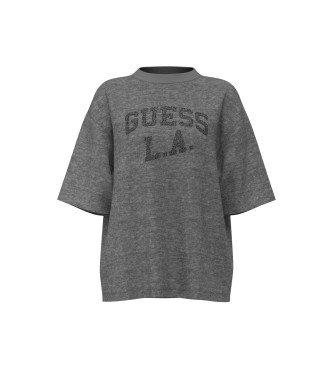 Guess Gray Burnout Oversize T-shirt