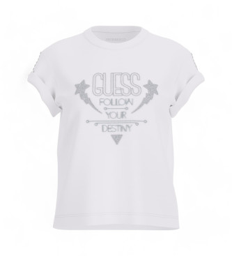 Guess Sleeves Strass T-shirt white