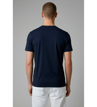 Guess Camiseta Triangle Hd marino