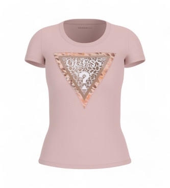 Guess Pink triangle t-shirt