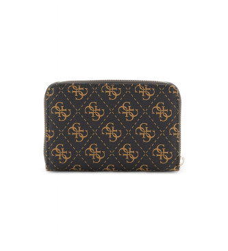 Guess Wallet Laurel logo 4G brown