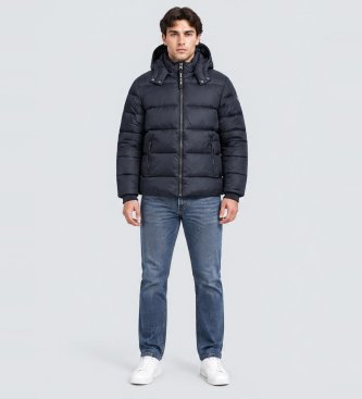 Guess Blue Metallic Padded Jacket