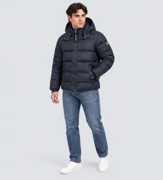 Guess Blue Metallic Padded Jacket