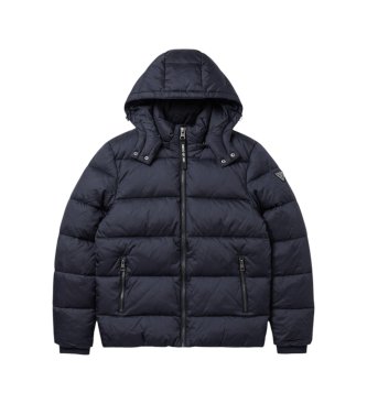 Guess Blue Metallic Padded Jacket