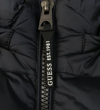 Guess Blue Metallic Padded Jacket
