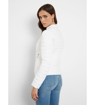 Guess Vona quiltet jakke hvid