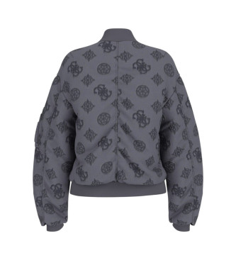 Guess Chaqueta bmber logotipo azul