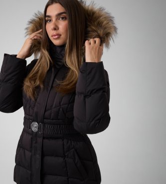 Guess Giubbotto corto Marina con piumino nero