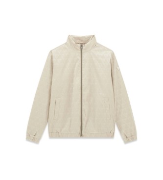 Guess Veste Logo Allover beige
