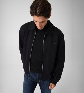 Guess Schwarze Jacke mit Reißverschluss