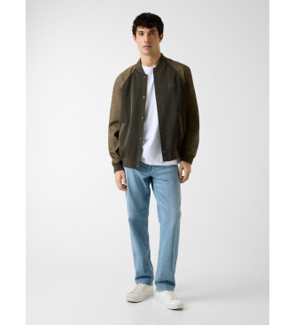 Guess Green varsity jacket