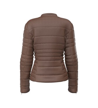 Guess Giacca Vona Rilievo marrone