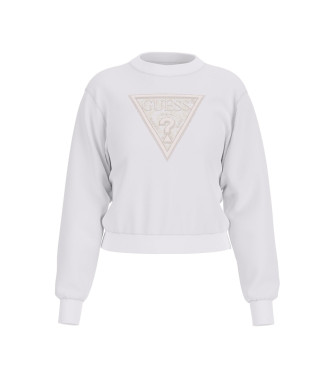 Guess Lace Triangle sweatshirt white