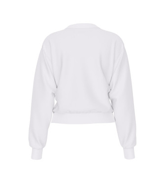 Guess Sudadera Lace Triangle blanco