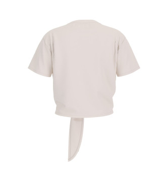 Guess Eyelet Tone T-shirt off-white