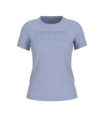 Guess Blaues Glitzer-T-Shirt