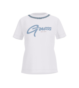 Guess White logo T-shirt