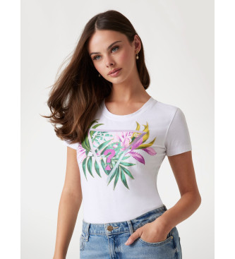 Guess Flowers T-shirt white