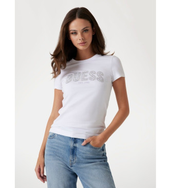 Guess T-shirt branca com logtipo