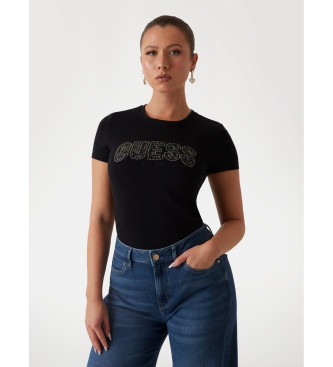 Guess Logo T-shirt zwart