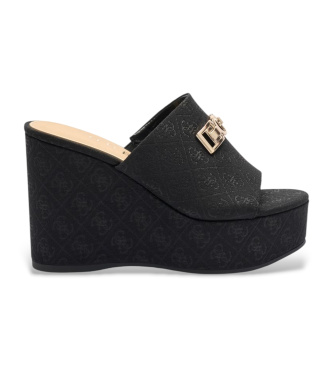 Guess Wedges Evenza G Logo svart