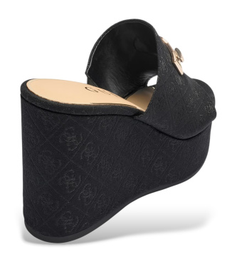 Guess Wedges Evenza G Logo svart