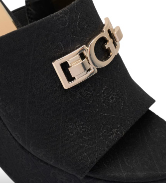 Guess Wedges Evenza G Logo svart