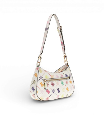 Guess Borsa Emelie color bianco sporco
