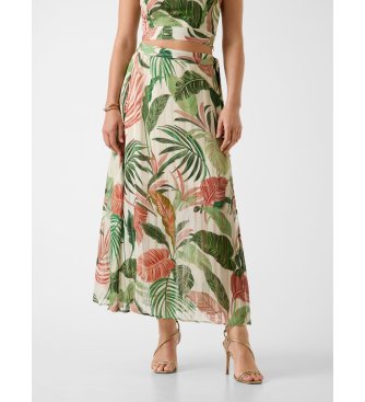 Guess Floral print crossover skirt