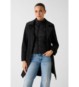 Guess Zwei-in-eins-Trenchcoat schwarz