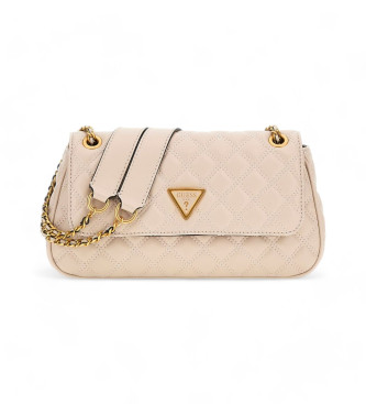 Guess Bolsa de ombro giully acolchoada nude