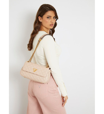 Guess Nude quilted giully shoulder bag