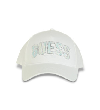 Guess Cappellino da baseball in twill con logo bianco