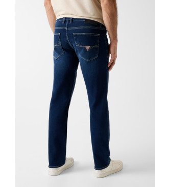 Guess Finnley skinny jeans hlače modre barve