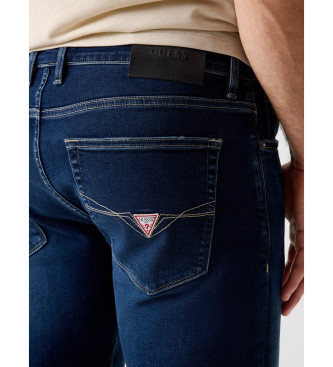 Guess Finnley skinny jeans hlače modre barve