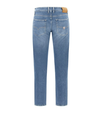 Guess Finnley skinny jeans hlače modre barve