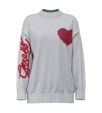 Guess Anita jumper with gray heart