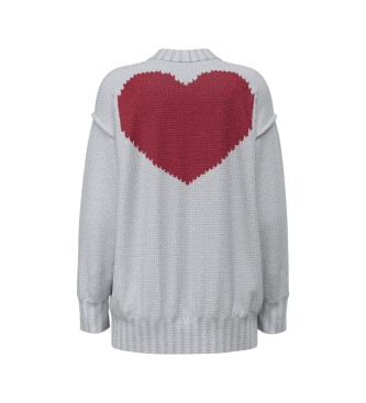 Guess Anita jumper with gray heart