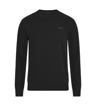 Guess Daniel CN Basic-Pullover schwarz