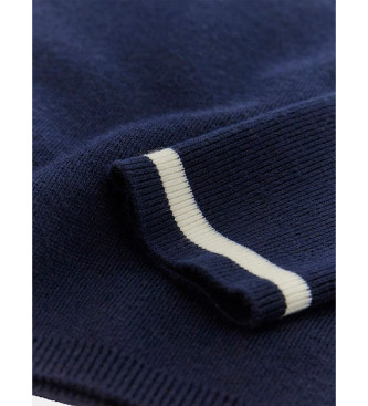 Guess Maglione in misto lana con logo blu