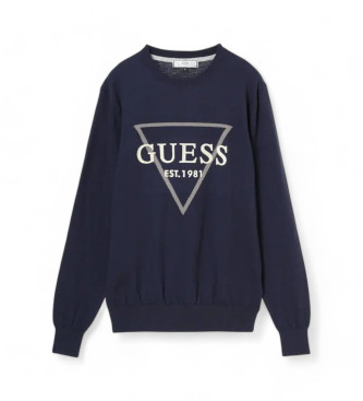 Guess Camisola Fabian azul-marinho